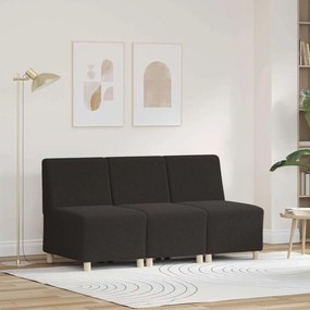 vidaXL Μοναδικός Καναπές χωρίς Χερούλια 3 pcs Σκούρο γκρι