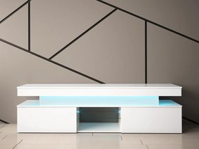 Έπιπλο τηλεόρασης Glossa 2D 190 με LED-Leuko Gualistero