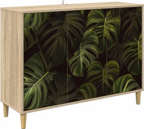 vidaXL Πλαϊνό γραφείο ELBURG Sonoma 102 x 33 x 75 εκ.