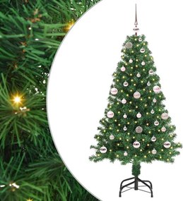vidaXL Τεχνητό Χριστουγεννιάτικο Δέντρο με 150 LED Πράσινο 150 cm