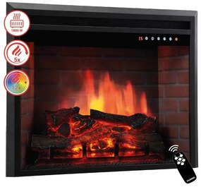 Ηλεκτρικό Τζάκι Ένθετο 1800W Μαύρο Kaminio Luca 23″ K-EF01-23 Sieline-K-EF01-23-Μαύρο K-EF01-23