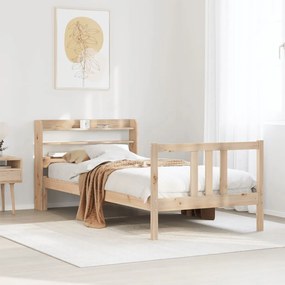 vidaXL Πλαίσιο Κρεβατιού Κεφαλάρι 75x190εκ. Μασίφ Πεύκο