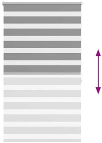Σύστημα Σκίασης Ρόλερ Zebra Γκρι 80 x 175 εκ.