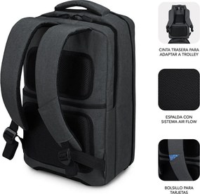 Σακίδιο για Laptop Subblim SUB-BP-3EAP100 Γκρι