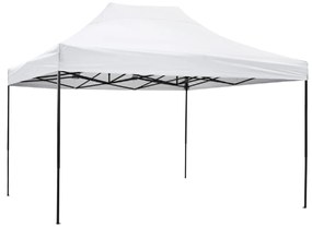 ΚΙΟΣΚΙ/GAZEBO MATTHEW HM6311 ΠΤΥΣΣΟΜΕΝΟ-ΣΚΕΛΕΤΟΣ ΜΕΤΑΛ.ΜΑΥΡΟΣ-ΛΕΥΚΟ ΥΦΑΣΜΑ 3x4,5x3,10Yμ