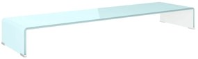vidaXL Βάση Τηλεόρασης/Οθόνης Πράσινη 100 x 30 x 13 εκ. Γυάλινη