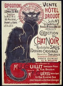 Αναπαραγωγή Chat Noir (Black Cat), Steinlen, Theophile Alexandre