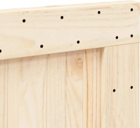 vidaXL Κεφαλάρι 140 x 104 εκ. από Μασίφ Ξύλο Πεύκου