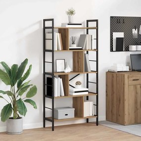 vidaXL Ράφι Βιβλίων Artisan Oak 75 x 30 x 156 εκ. Επεξεργασμένο ξύλο