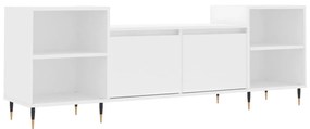 vidaXL Έπιπλο Τηλεόρασης Λευκό 160 x 35 x 55 εκ. Επεξεργασμένο Ξύλο