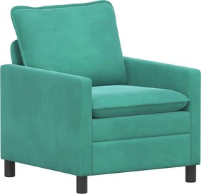 vidaXL Σετ Καναπέ 2 pcs Τιρκουάζ Βελούδο