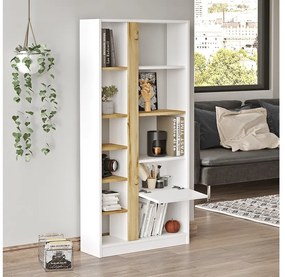 Βιβλιοθήκη &quot;VIANA&quot; σε χρώμα felt/λευκό 76x25x160
