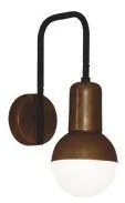 Απλίκα Φωτιστικό Τοίχου 1xE27 G95 LED Περιστρεφόμενο Owen Homelighting-77-3946-Μπρονζέ 77-3946