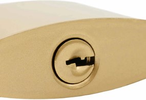 vidaXL Κλειδαριά U με Κλειδιά 100 pcs Ορείχαλκος Σίδερο
