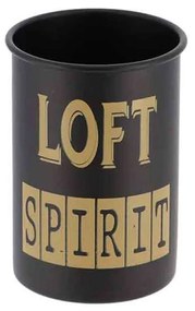 Ποτήρι Μπάνιου Loft 06.61109690 Black-Gold Metal