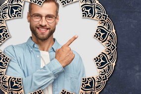 Σετ των 2 Intra απο ξύλο plywood 3mm-4mm πάχος - Cricut Laser Cut Mandala Κορνίζα Δίασταση 30x30 cm INTRAFABR-59278741