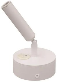 Φωτιστικό Σποτ Κινητό LED 3W 3000K Αλουμινίου ARISTON 2 Eurolamp-145-25212-Λευκό 145-25212