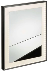 Καθρέπτης Με Φωτισμό Και Πλαίσιο LD-BM-5070 18W 50x70cm Black Karag Steel,Glass