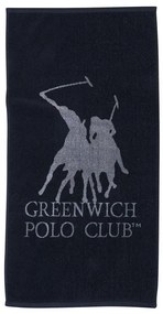 Πετσέτα Γυμναστηρίου 3035 Black-Grey Greenwich Polo Club Γυμναστηρίου 45x90cm 100% Βαμβάκι