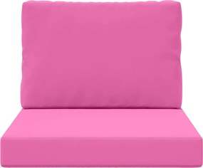 vidaXL Μαξιλάρι Καναπέ Εξωτερικού Χώρου 2 pcs Ροζ Πολυεστέρας