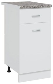 vidaXL Πάγκος Κουζίνας Γκρι με Γρανιτένια Υφή 40x60x2,8 εκ Μοριοσανίδα