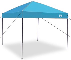 vidaXL Σκηνή Σκίασης Μπλε 250 x 250 x 227 / 236 / 245 εκ. Ύφασμα Oxford