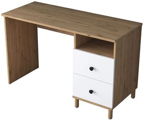 Γραφείο 893RAN3331 120x50x73,8cm Walnut-White