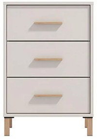 Κομοδίνο Belfort NO3F Cashmere 48x40x71 εκ. 48x40x71 εκ.