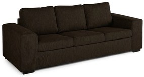 Καναπές Scandinavian Choice B110, Αριθμός θέσεων: 3, Καφέ, 234x91x86cm, Ταπισερί, Πόδια: Ξύλινα | Epipla1.gr
