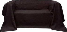 Κάλυμμα Καναπέ Καφέ 210 x 280 εκ. από Micro-suede
