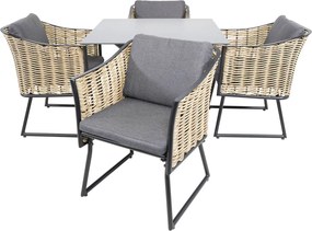 Καρέκλα κήπου Solamente Lesli Living - 56x60x77cm