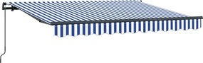 vidaXL Σκηνίτσα Αναδιπλούμενη Μπλε 250 x 200 cm ύφασμα