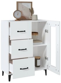 vidaXL Ντουλάπι Λευκό 69,5 x 34 x 90 εκ. από Επεξεργασμένο Ξύλο