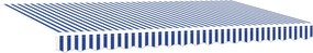 vidaXL Σκηνίτσα Αναδιπλούμενη Μπλε 350 x 200 cm ύφασμα
