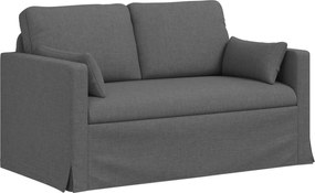 vidaXL Καναπές Σκούρο Γκρι