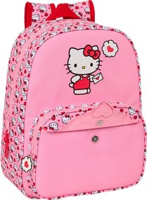 Σχολική Τσάντα Hello Kitty Ροζ 26 x 34 x 11 cm