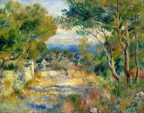 Αναπαραγωγή L'Estaque, 1882, Pierre Auguste Renoir