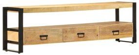 vidaXL Έπιπλο Τηλεόρασης 150 x 30 x 45 εκ. από Μασίφ Ξύλο Μάνγκο