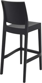 Σκαμπό Μπαρ Maya 75 Black
