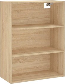 vidaXL Ντουλάπι Sonoma δρυς 69,5 x 34 x 180 εκ. από Επεξεργασμένο Ξύλο
