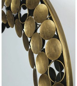 Καθρέπτης ArteLibre Χρυσό Μέταλλο 70x6x70cm