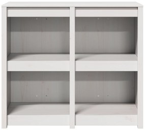 vidaXL Ντουλάπι Κουζίνας Εξωτερικού Χώρου Λευκό 106x55x92 εκ. Μασίφ Ξύλο Πεύκου