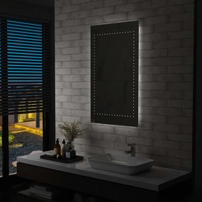 Καθρέφτης Μπάνιου Τοίχου με LED 60 x 100 εκ.