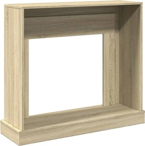 vidaXL Πλαίσιο Τζακιού Sonoma Δρυς 100x30x87,5 εκ. από Επεξ. Ξύλο