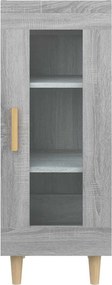 vidaXL Ντουλάπι Γκρι Sonoma 34,5x34x90 εκ. από Επεξεργασμένο Ξύλο