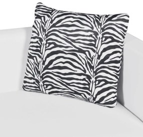 vidaXL Καναπές Τριθέσιος Λευκός από Συνθετικό Δέρμα