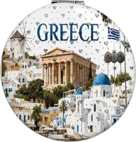 Καθρέπτης τσέπης Souvenir - Σετ 12pcs - Greece - 7*7*3cm - 871858