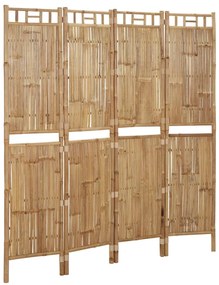 vidaXL Διαχωριστικό Δωματίου με 4 Πάνελ 160 x 180 εκ. από Μπαμπού