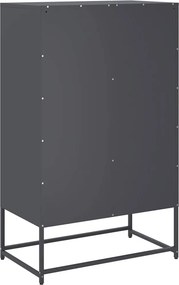 vidaXL Ντουλάπι Ανθρακί 68x39x111,5 εκ. από Χάλυβα