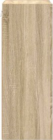 vidaXL Κρεμαστό ντουλάπι με αποθήκευση Δρύς Sonoma 40 x 29,5 x 80 εκ.